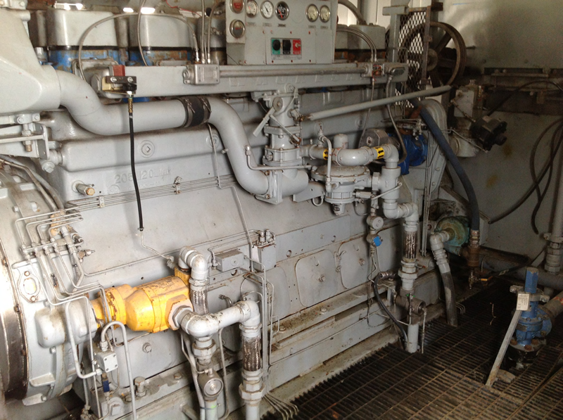 Waukesha 2895GSI 607hp driven Ariel JGH 2 compressor Engine pic1